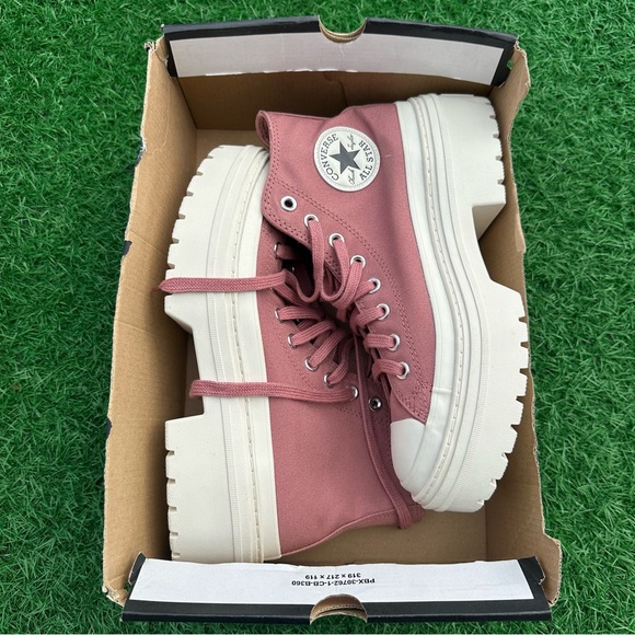 Converse Chuck Taylor All Star Lugged Heel Hi Light Saddle - Picture 4 of 13